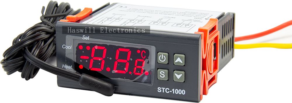 STC-1000 digital temperaturregulator - Tænd selvtest
