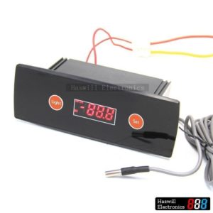 TCC-2320A pengontrol suhu dan lampu tertanam, dengan Panel Depan Akrilik Mewah dan tombol sensitif yang dapat disentuh