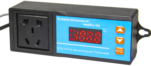 Haswill Electronics STS-1211 smart termostat grenuttag för uppvärmning eller kylning