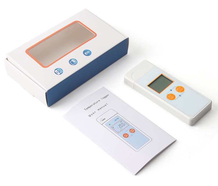 Enregistreur de thermomètre de température Haswill, emballage personnalisé et logo 2 Haswill temperature humidity logger OEM service help you to custom package and logo