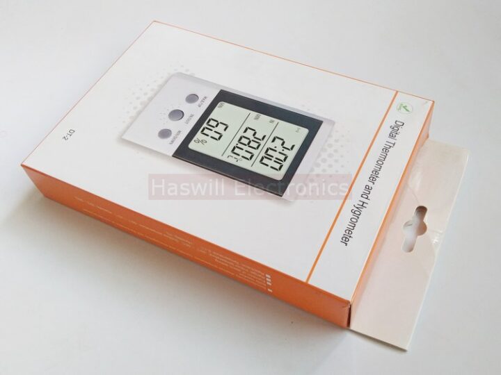 Haswill Electronics dt h Pakiet zegara z higrometrem i termometrem cyfrowym 2