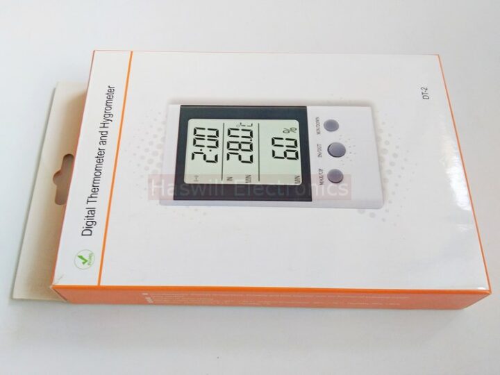 haswill electronics dt h termômetro digital higrômetro pacote de relógio 3