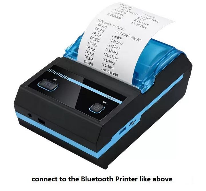 Maak verbinding met een Bluetooth-printer om temperatuurgegevens af te drukken