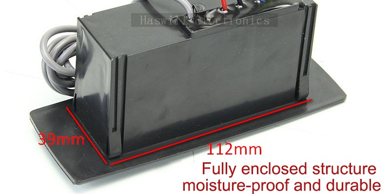  controlador de temperatura con botón giratorio tamaño de montaje de 112*39 mm